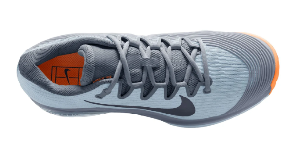 Nike Men's Vapor 12 Clay Court Tennis Shoes | Ashen Slate / Obsidian