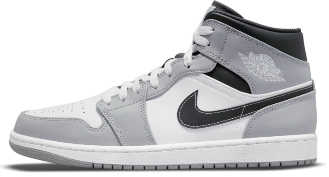 Air Jordan 1 Mid 'Light Smoke Grey' Men's Sneaker
