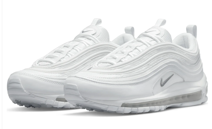 Nike Air Max 97 'Triple White' Sneakers