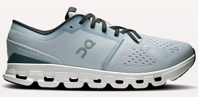 On Cloud X 4 Men's Training Shoes | Tin/Iceberg Clearance