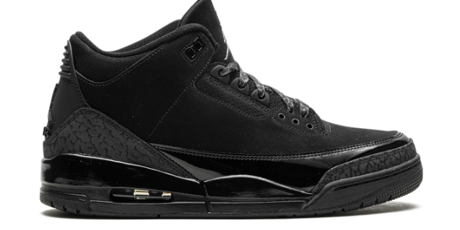 Air Jordan 3 'Black Cat' 2025 Men's Sneaker
