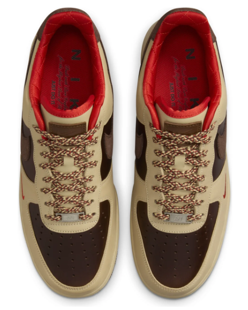 Nike Air Force 1 '07 Light British/Cacao Wow/Red Sneakers