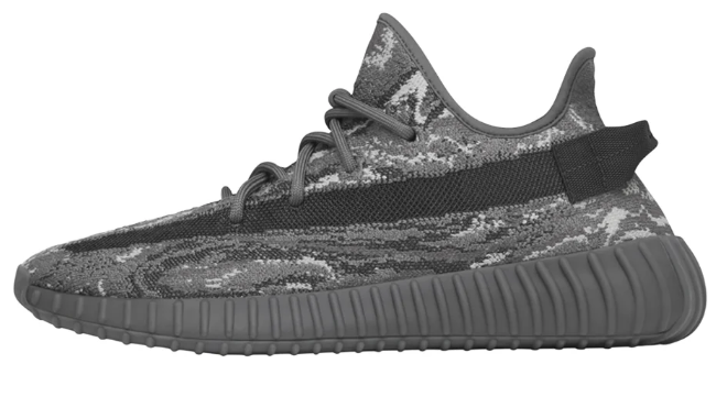 adidas Yeezy Boost 350 V2 Patterned Lace-Up Sneakers
