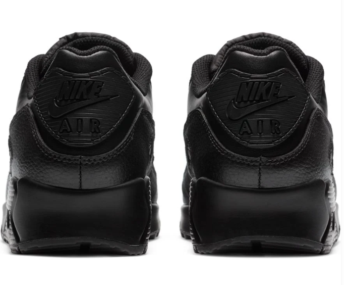 Nike Air Max 90 LTR Leather 'Triple Black' CZ5594-001 | Men's