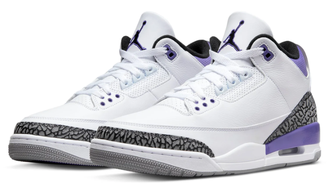 Air Jordan 3 Retro 'Dark Iris' Men's Sneaker