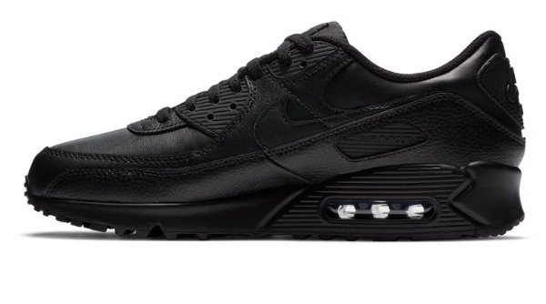 Nike Air Max 90 LTR Leather 'Triple Black' CZ5594-001 | Men's