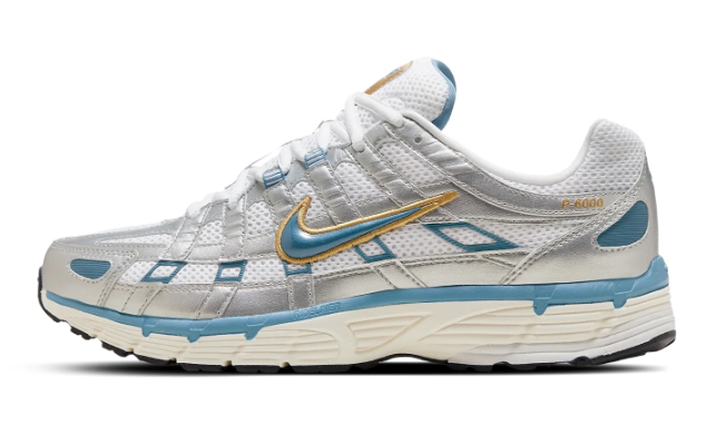 Nike P-6000 'Metallic Silver / Aegean Storm'