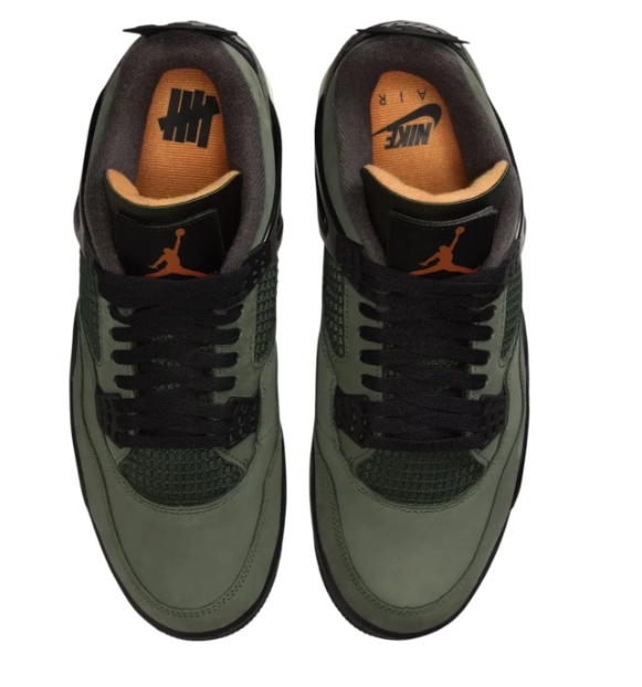 Air Jordan 4 × Undefeated 'Deep Green' 2025 – Built for Those Who Know