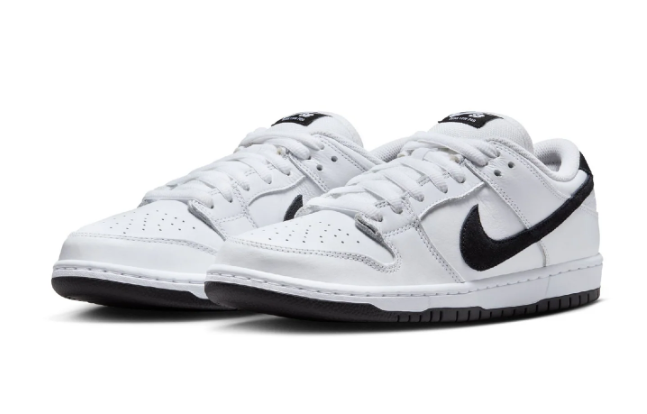 Nike SB Dunk Low Pro Sneakers - White/Black-White