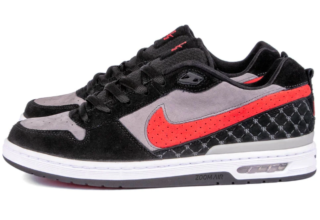 Nike SB Paul Rodriguez Zoom Air Low | Black / Varsity Red / Flint Grey