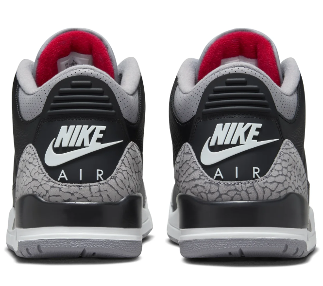 Air Jordan 3 OG 'Black Cement' 2024 Men's Sneaker