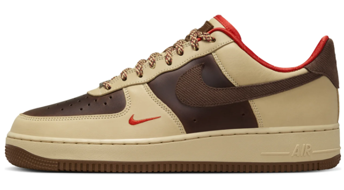 Nike Air Force 1 '07 Light British/Cacao Wow/Red Sneakers